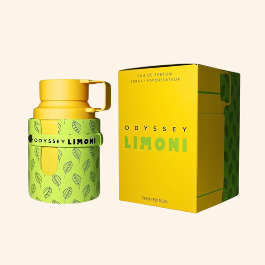 Discover Armaf Odyssey Limoni UK. Fresh unisex EDP blending citrus, ginger, marine notes & black tea. A stunning Imagination alternative. Shop now at Nurabliss!