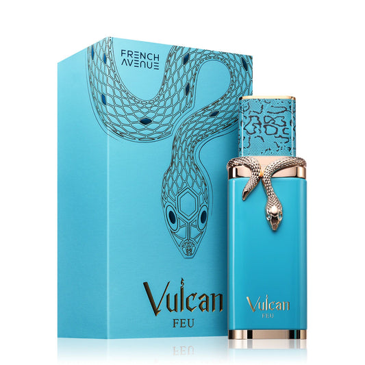 Shop French Avenue Vulcan Feu Perfume for Unisex. A fiery, tropical blend of juicy mango, ginger, and Gourmand Perfume. Long-lasting, exotic, and sophisticated.