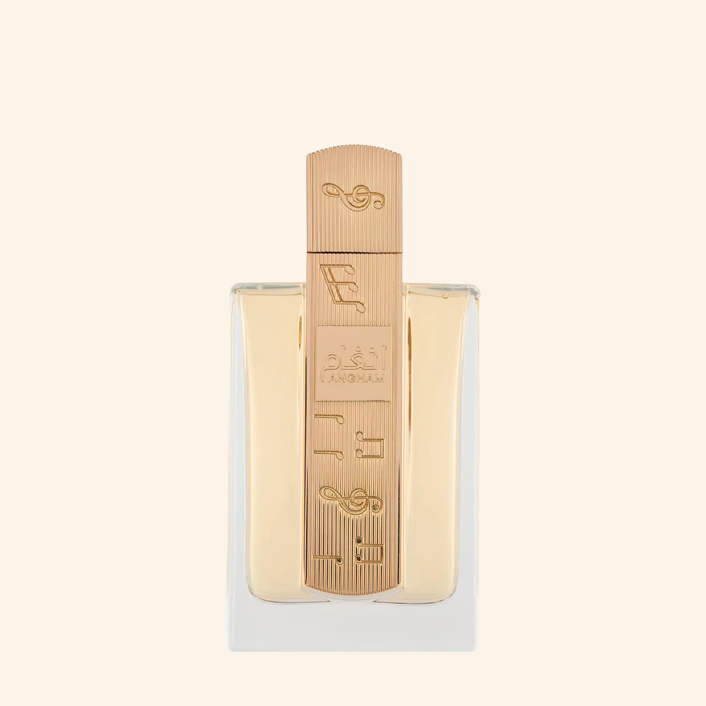 Buy now Lattafa Angham UK. Unique EDP for women with lavender, praline, cacao & vanilla. A sophisticated Burberry Goddess alternative. Chic comfort awaits.