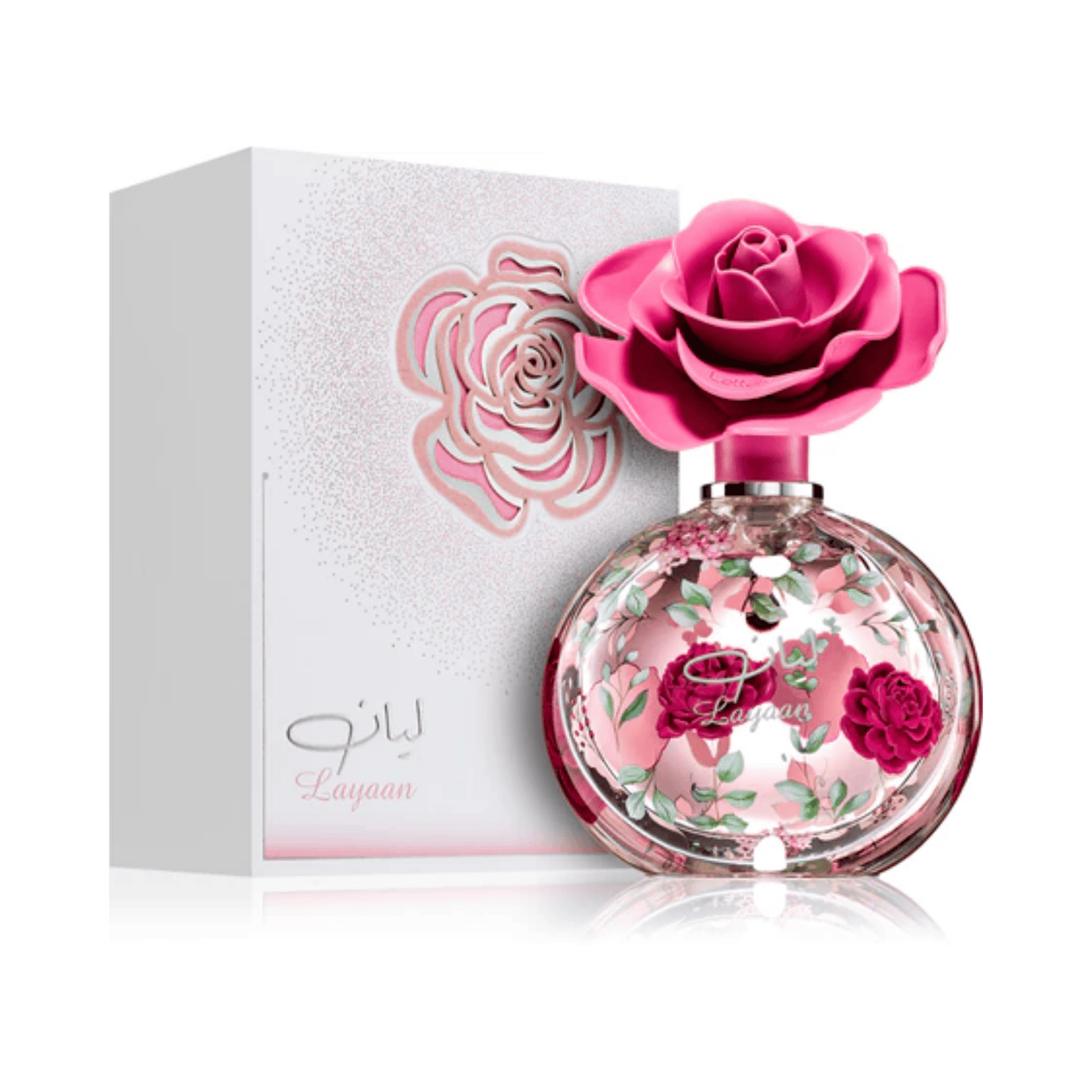 Discover Lattafa Layaan UK. An elegant women's EDP with green pear, jasmine, lily of the valley & musk. A stunning modern floral alternative. Shop now!