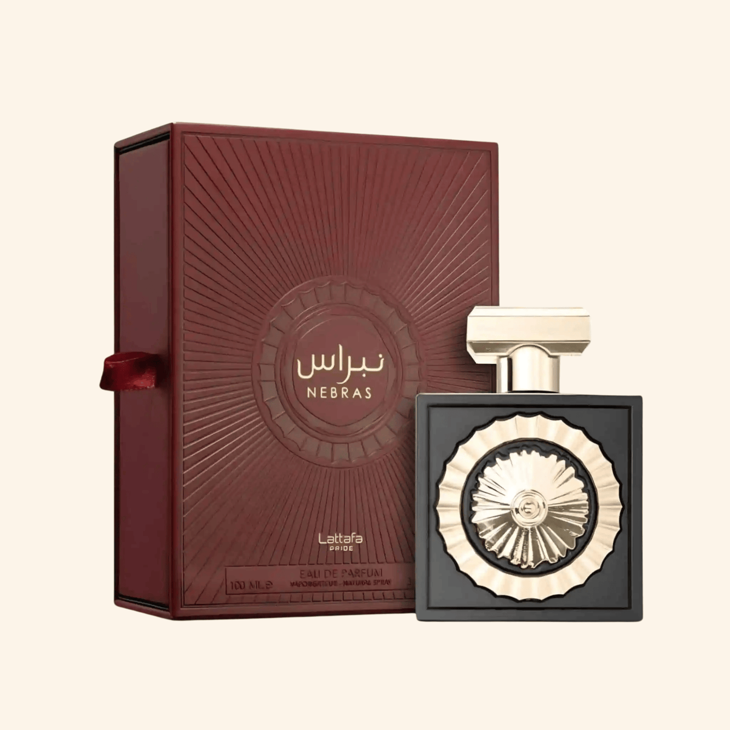 Discover Lattafa Pride Nebras UK. A cosy unisex gourmand EDP with red berries, vanilla, cacao & tonka bean. Sunning Eilish alternative. Shop now at Nurabliss!