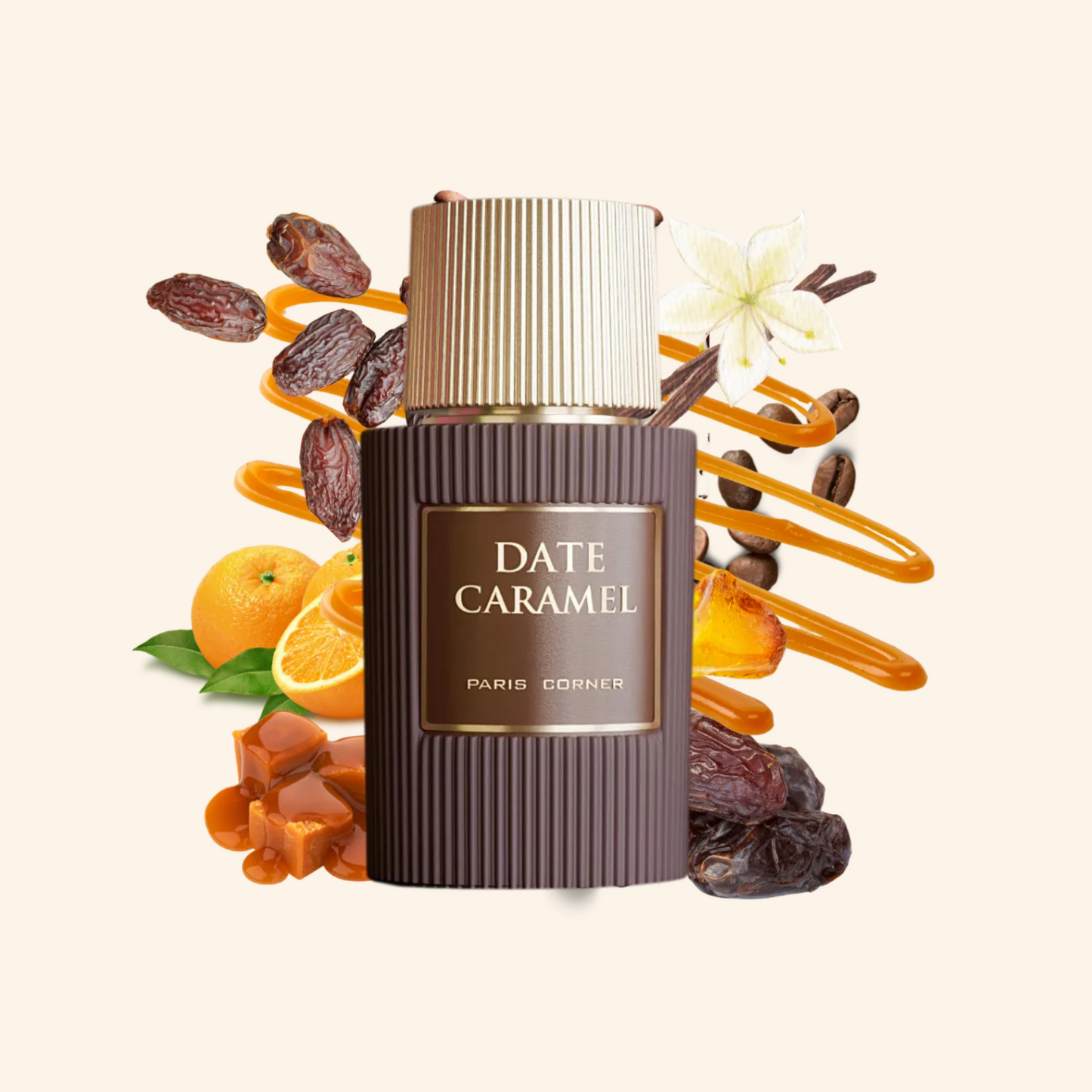 Paris Corner Date Caramel 100ml Eau de Perfume for Women and Men