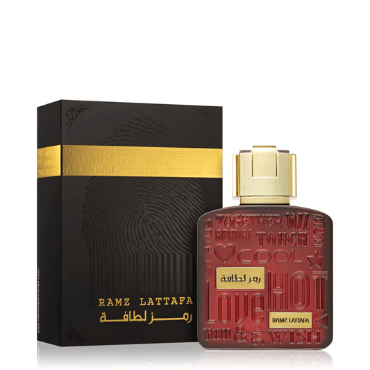 Experience Lattafa Ramz Gold. A luxurious blend of juicy apple, pineapple, and smoky agarwood. A confident and versatile fragrance for men and women.