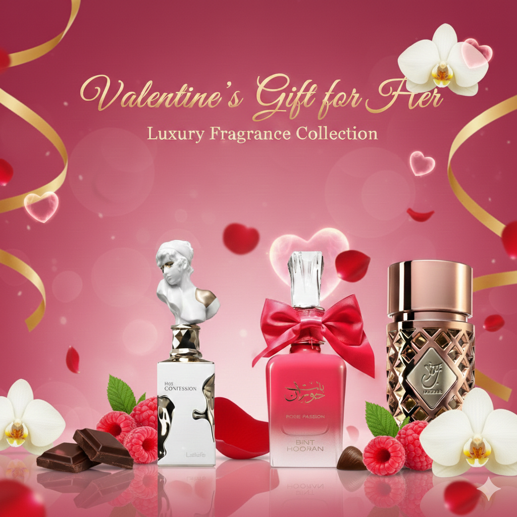 Explore top Valentine gifts for her by scent profile — floral, vanilla, fresh, fruity & candy fragrances perfect for Valentine’s perfume gifting.