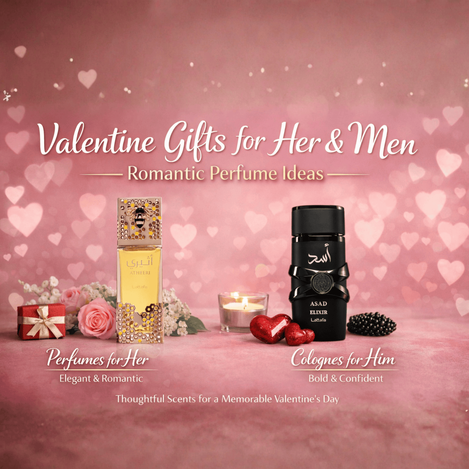 Looking for the perfect Valentine gift? Discover romantic perfumes for her and confident scents for men — thoughtful, wearable, and date-ready.