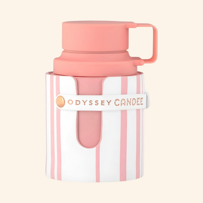 Discover Armaf Odyssey Candee Eau de Perfume for Women and Men UK. Potent fruity EDP with strawberry, raspberry, passionfruit & caramel. Shop now at Nurabliss!