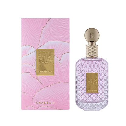 Discover Khadlaj Ria UK. A vibrant fruity women's EDP with cherry, strawberry, musk & patchouli. A stunning Rouge Trafalgar. Shop now at Nurabliss!