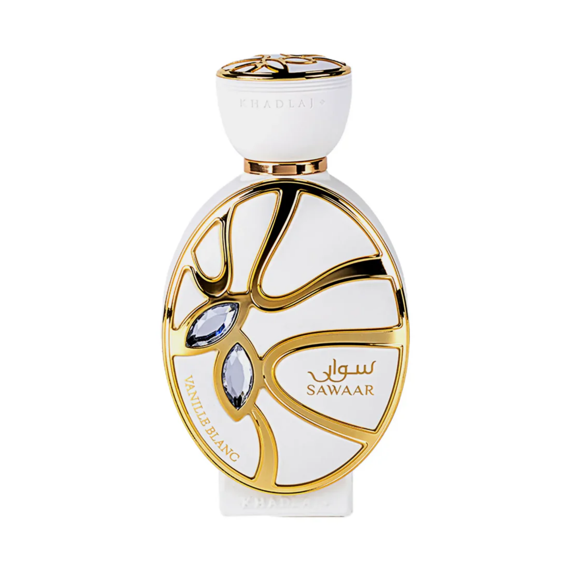 Shop Khadlaj Sawaar Vanille Blanc in the UK – a luxurious, long-lasting vanilla Extrait de Parfum. Perfect for gourmand lovers seeking rich, sweet elegance.