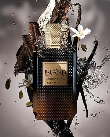 Discover Khadlaj Vanilla Dunes UK. Rich Extrait with cinnamon, bourbon, praline & vanilla. A luxurious althair alternative. winter perfume for men. Shop now!