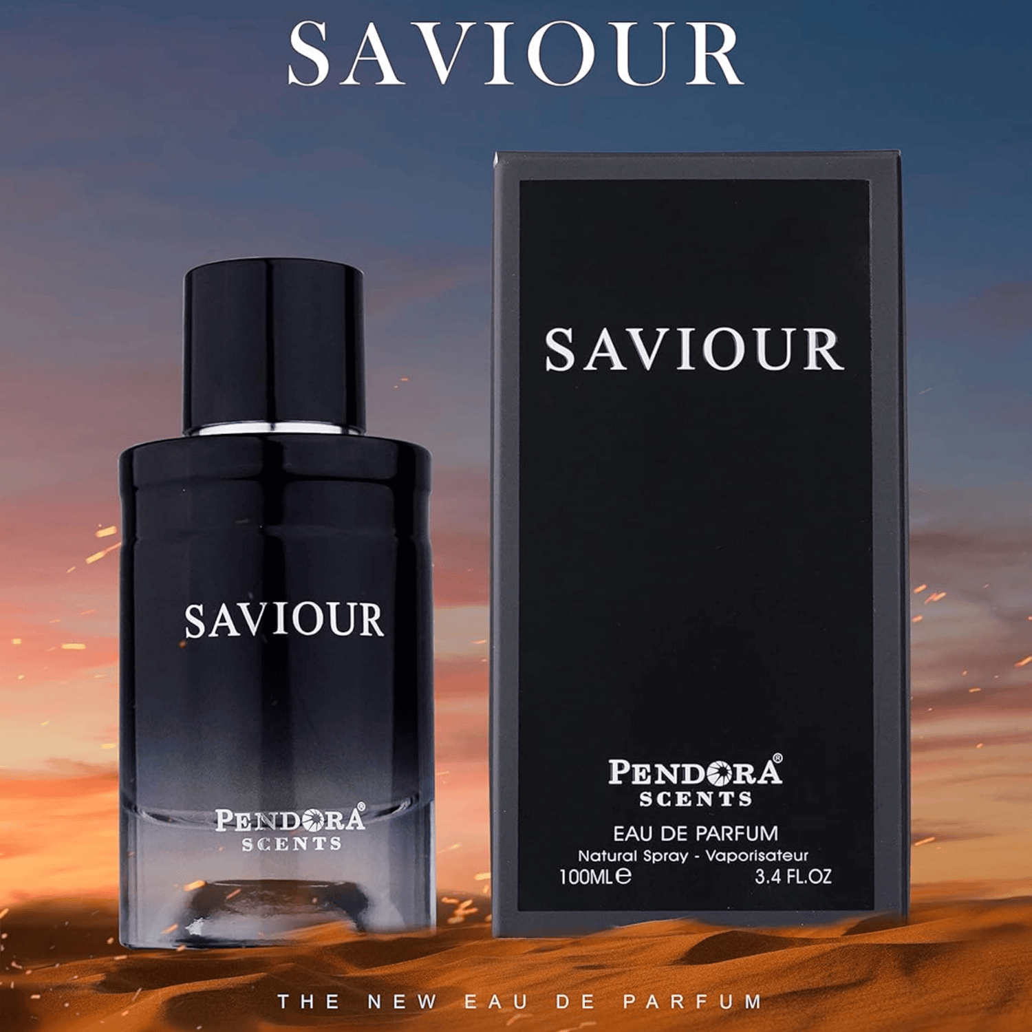 Discover Pendora scents Saviour by Paris Corner UK. A fresh, spicy men's EDP with pepper, bergamot, lavender & amber. A stunning Sauvage alternative. Shop now
