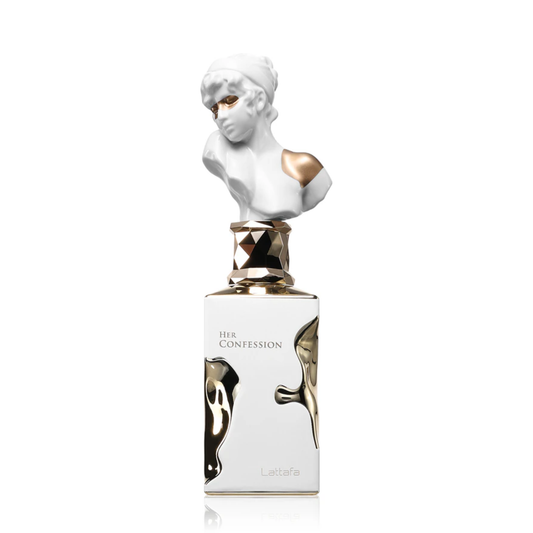 Her Confession is an enchanting fragrance with spicy cinnamon, floral jasmine, & sensual vanilla, perfect for evening wear & special occasions. Shop now!
