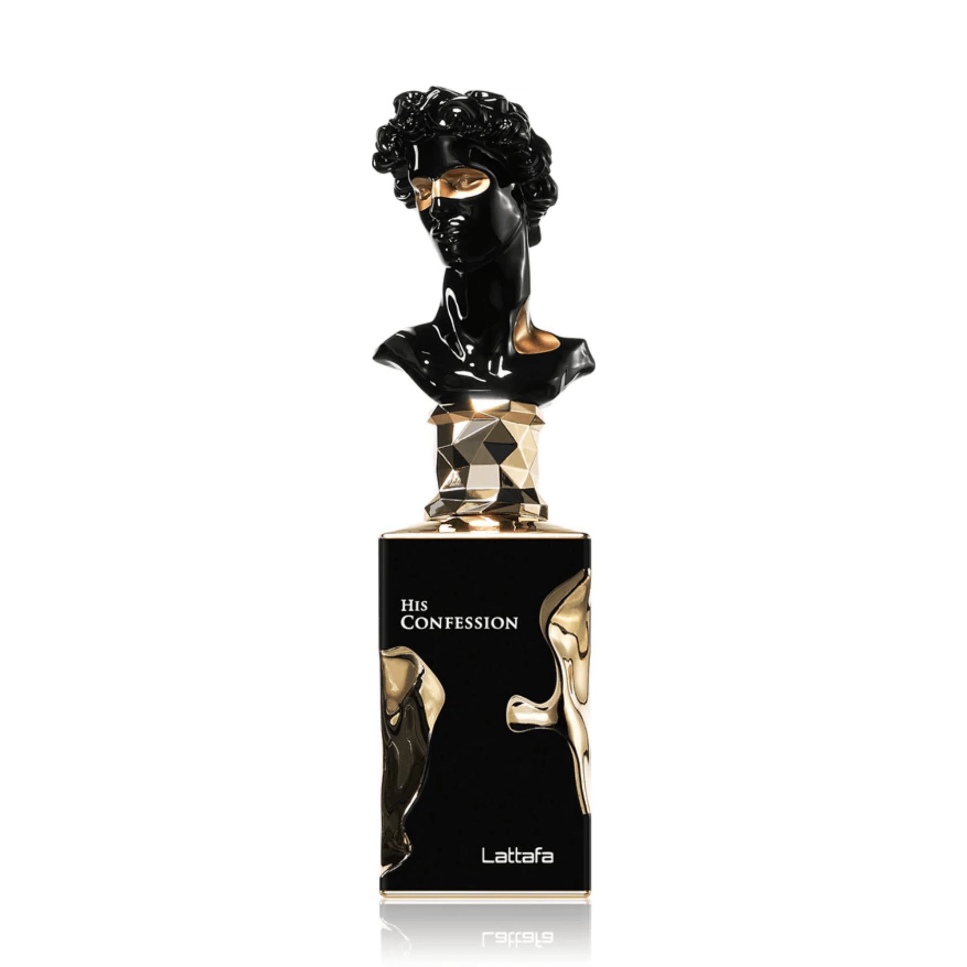 Discover Lattafa His Confession UK. A deep, spicy men's EDP with cinnamon, iris, incense & tonka bean. A sophisticated & powerful statement scent. Shop now!