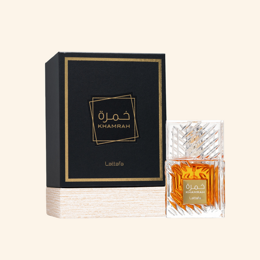 Buy Lattafa Khamrah UK. Best-selling unisex EDP with cinnamon, dates, praline & vanilla. A luxurious Angels' Share alternative. Warm indulgence. Shop now