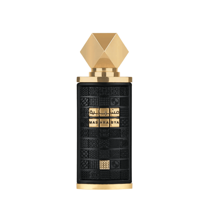 Discover Lattafa Mashrabya UK. A rich tobacco gourmand EDP with apple shisha, dates, cinnamon & vanilla. A warm, sweet & opulent scent. Shop now at Nura Bliss!