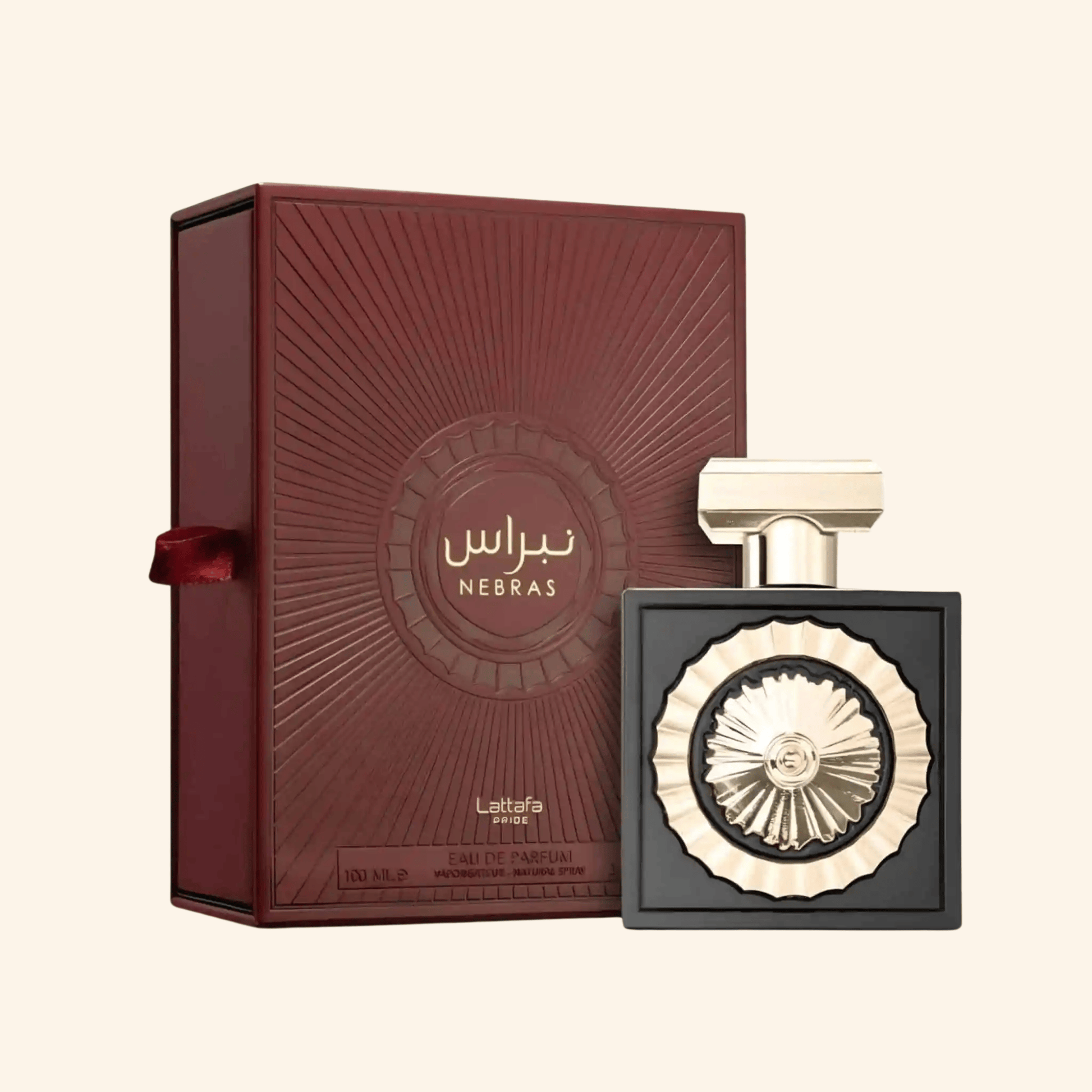 Discover Lattafa Pride Nebras UK. A cosy unisex gourmand EDP with red berries, vanilla, cacao & tonka bean. Sunning Eilish alternative. Shop now at Nurabliss!