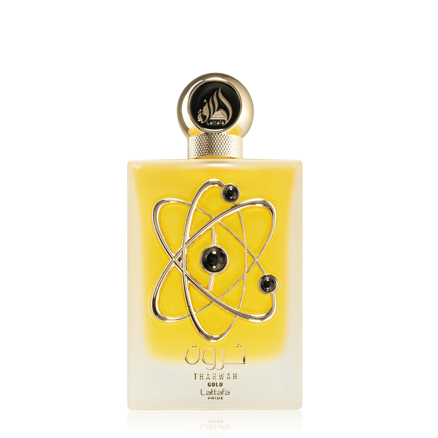 Discover Lattafa Pride Tharwah Gold for Women. A majestic blend of lavender, sweet orange blossom, and rich vanilla. A long-lasting, sophisticated floral-gourmand scent.