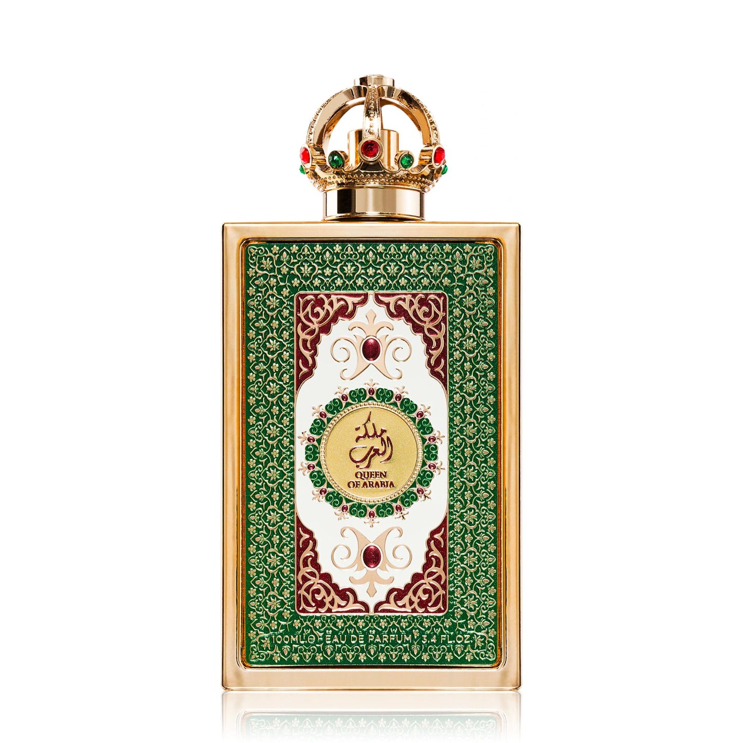 Shop Lattafa Queen of Arabia Perfume for Women. A majestic blend of ylang-ylang, white florals, and warm amber. Long-lasting, elegant, and  fragrance for her.