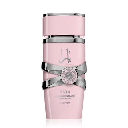 Experience the viral Lattafa Yara in a concentrated perfume oil. A creamy blend of orchid, tropical fruits, and vanilla. Perfectly portable and long-lasting.