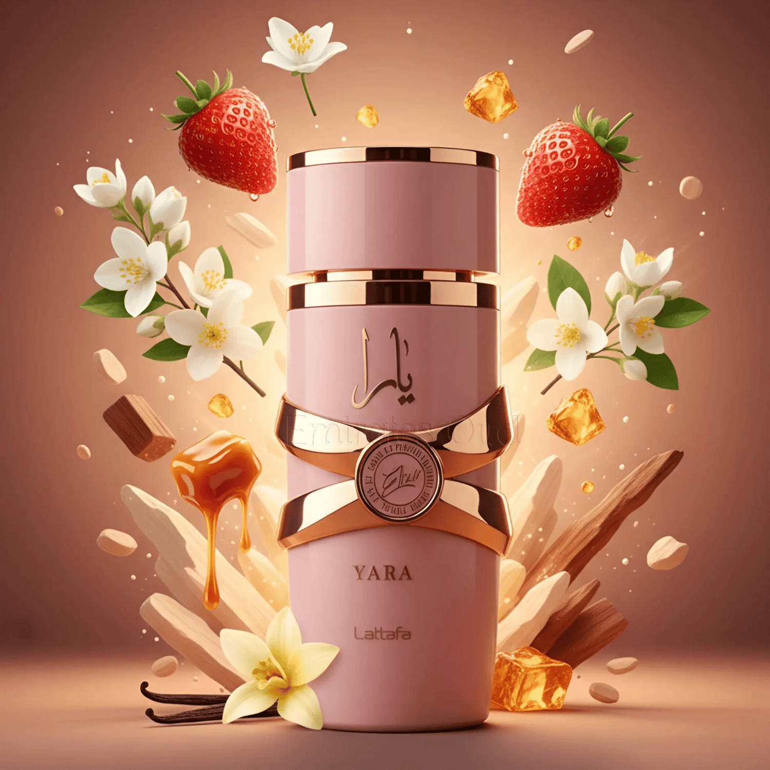 Discover Lattafa New Yara Elixir UK. A sweet, creamy gourmand EDP with strawberry, caramel, vanilla & amber. A rich new twist on the original Yara. Shop now!