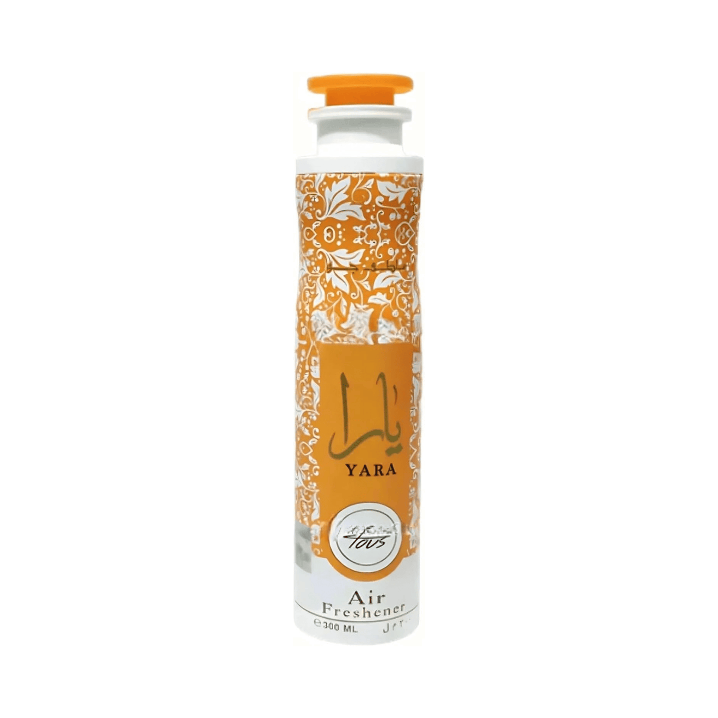 Transform your home with Lattafa Yara Tous Air Freshener. A premium ambient spray blending juicy mango, rich coconut, and creamy vanilla cashmeran.