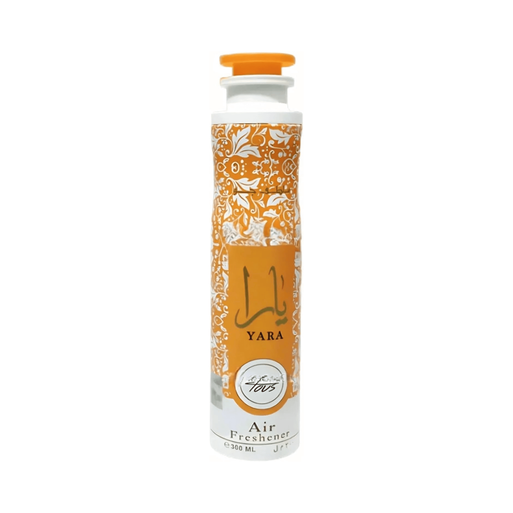 Transform your home with Lattafa Yara Tous Air Freshener. A premium ambient spray blending juicy mango, rich coconut, and creamy vanilla cashmeran.