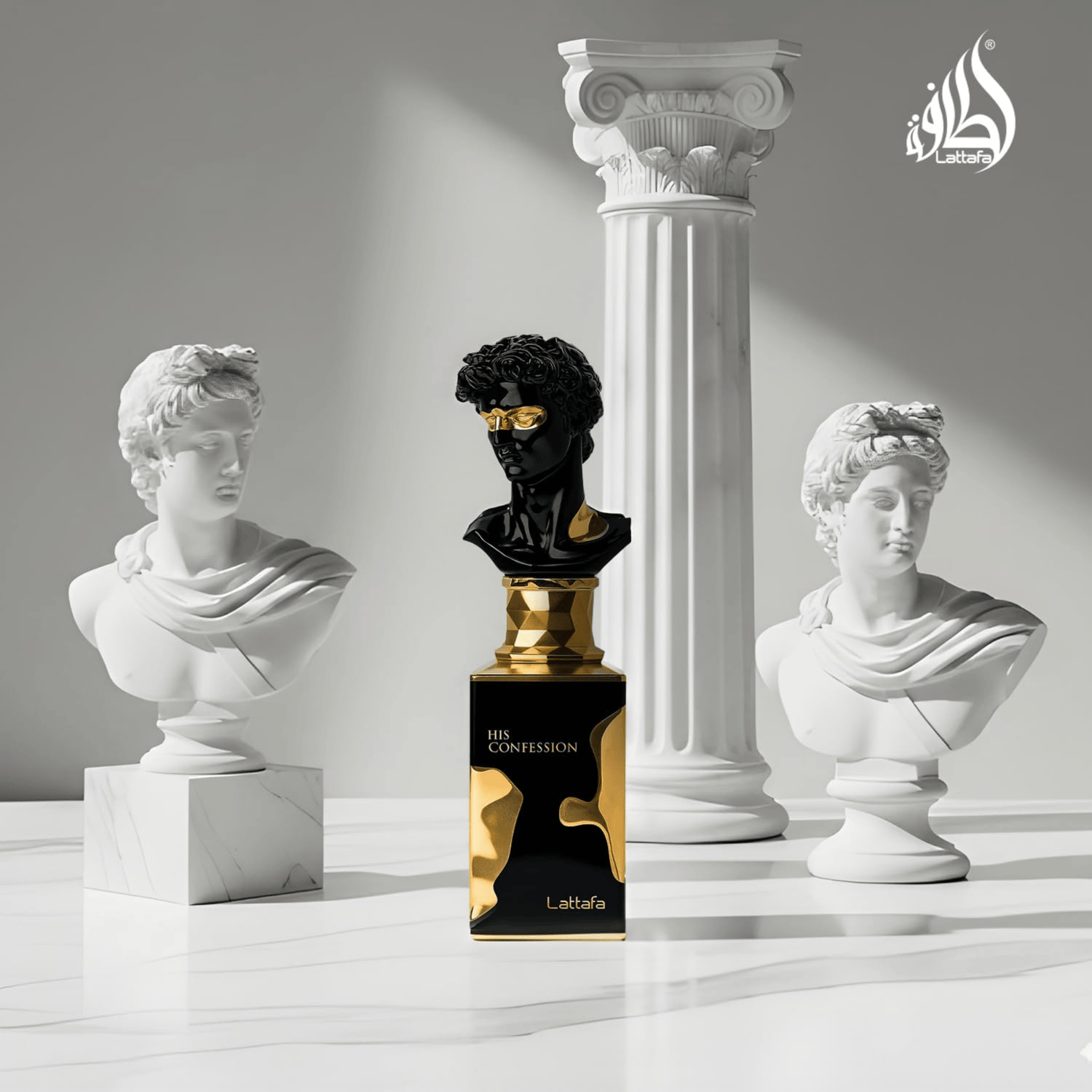 Discover Lattafa His Confession UK. A deep, spicy men's EDP with cinnamon, iris, incense & tonka bean. A sophisticated & powerful statement scent. Shop now!