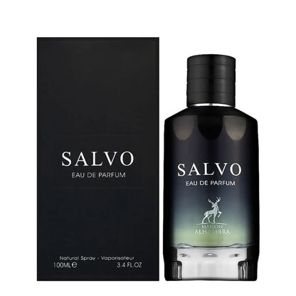 Shop Maison Alhambra Salvo 100ml EDP for Men. A fiery, magnetic blend of zesty bergamot, spicy Sichuan pepper, rich ambroxan, and smooth vanilla.