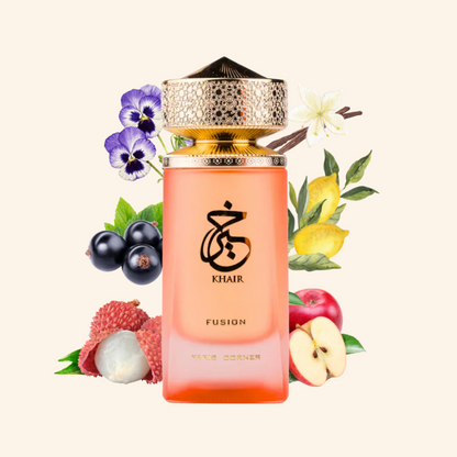Paris Corner Khair Fusion 100ml EDP for unisex Fruity Floral Gourmand