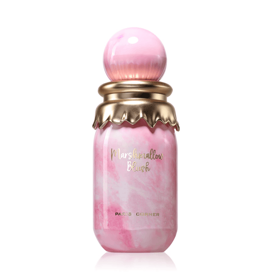 Discover Paris Corner Marshmallow Blush UK. A sweet women's EDP with strawberry, raspberry, orange blossom & marshmallow. AYum Boujee Marshmallow alternative.