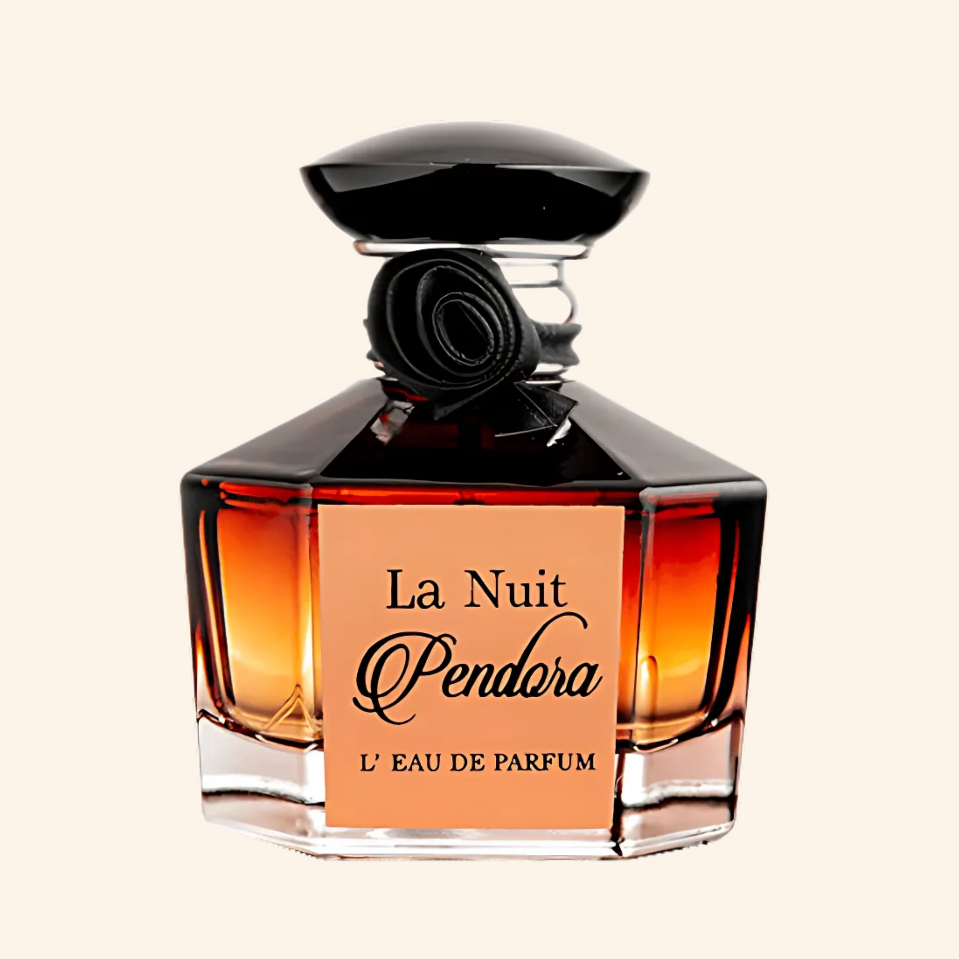 Shop LA NUIT perfume for women by Pendora Scents. A sweet gourmand EDP, blending rose, vanilla, praline & incense. Long-lasting La Nuit Trésor alternative.
