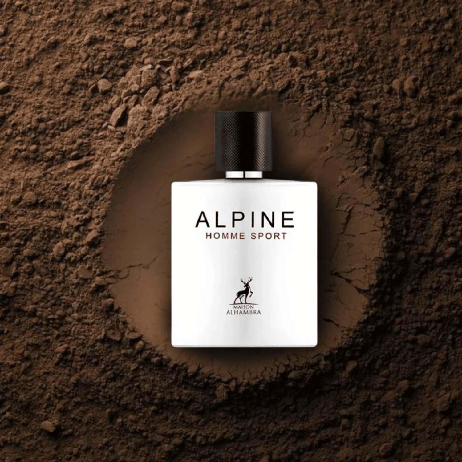 Shop Maison Alhambra Alpine Homme Sport for men. A powerful, refreshing blend of mint, mandarin, cedar, and smooth tonka bean. Perfect daily signature.